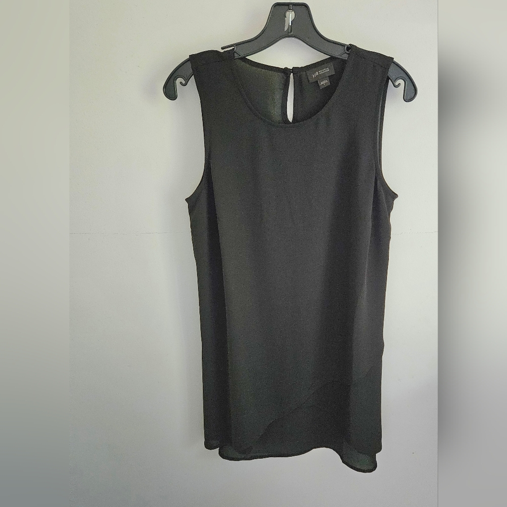 J. Jill Tunic Black Sleeveless Top